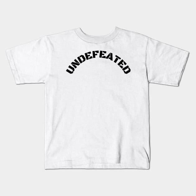 undefeated Kids T-Shirt by meltubs76